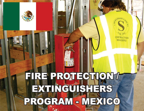 Only $29.95!! Guaranteed 100% Passing Score on ISNetworld® RAVS®. NO HIDDEN FEES! NO SUBSCRIPTIONS! If Lost can Re-Download FREE ANYTIME! for Mexico  Fire Protection/ Extinguishers Program - ISNetworld® Approved - Mexico